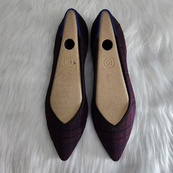 *NIB* Rothy's The Point in Cranberry Plaid - Picture 4 of 11